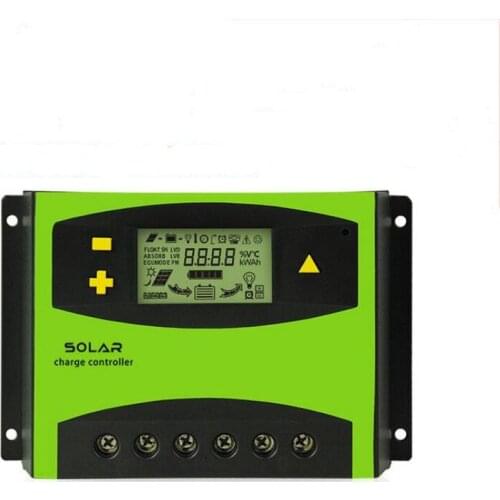 PWM 60A 12V 24V Solar Controller Solar cells Panel Battery Charge Regulator for 500W 1000W Solar home system