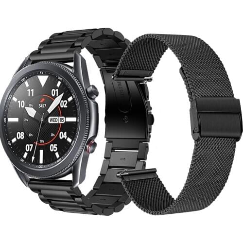 For samsung galaxy watch 3 band 45mm 41mm active 2 Gear S3 Frontier Bracelet for amazfit bip huawei watch gt 2e gt2 46mm strap