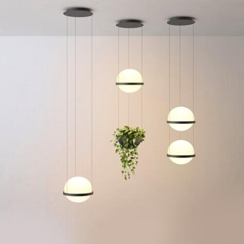 Nordic Pendant Light Modern Led Plant Hanging Lamp For Living Room Bedroom Dining Room Shop Bar Decor Home Luminaire Suspension
