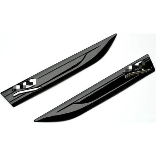 STYO Car ABS Chrome Side Wing Fender Emblem Badge sticker Trim For 2020 2021 GOLF 8 MK8