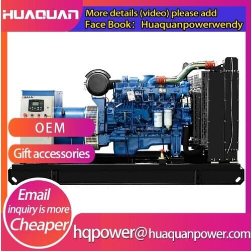 Chinese made 250kw three phase generator 110v 220v 380v optional