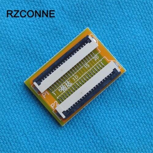 20 Pin to 20 Pin ZIF 1.0mm Pitch FFC Cable Extension Connector Adapter 2pcs/lot