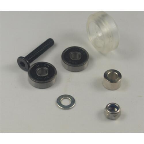 SWMAKER RepRap OX CNC machine parts Xtreme Solid V Wheel Kit for V Slot Linear Extrusion polycarbonate wheel