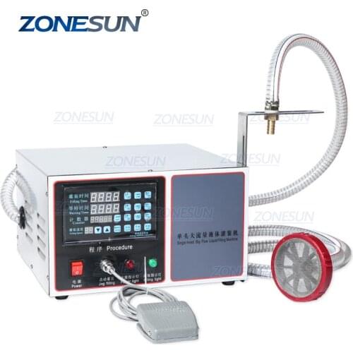 ZS-GFK17C Automatic Filling Machine Laundry Detergent Shampoo Juice Machine Oil Water Milk Liquid Bottle Filling Machine