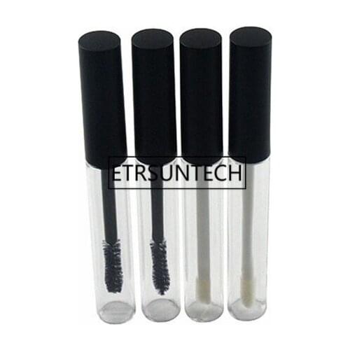 100pcs 6ml Pretty Empty Lip Gloss Tube Lip Balm Bottle Container Mini DIY Mascara Tube Eyelash Cream Wand Container F3905