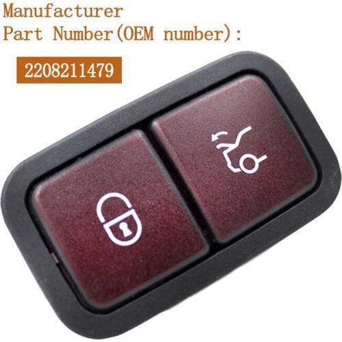 2208211479 High Quality Push Button For MercedesBenz CLS63 AMG S (2003-2016) Liter GAS Lock Switch- Interior Trim A2208211479