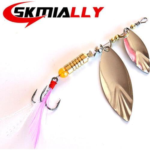 5PCS 7g 10gNoise Sequins Spinner Baits Metal Fishing Lure Spoons Paillette Artificial Spoon Lures Bass Lures Metal Sequin Bait
