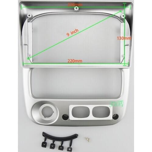9 INCH Car Audio Frame GPS Navigation Fascia Panel Car dvd Plastic Frame Fascia is suitable for 2004-2006 KIA RIO QIANLIMA