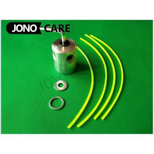 Aluminium Line Head Alu Double Trimmer Head Bobbin Set with M10 M20 Washer for Gasoline Brushcutter