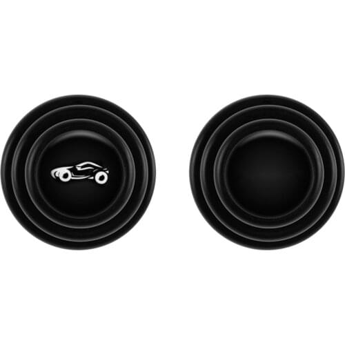 8PCS Car Door Shock-Absorbing Gasket Bumper Protector Edge Trim Guard Self Adhesive Protective Pad for Door Hood Trunk Accessory