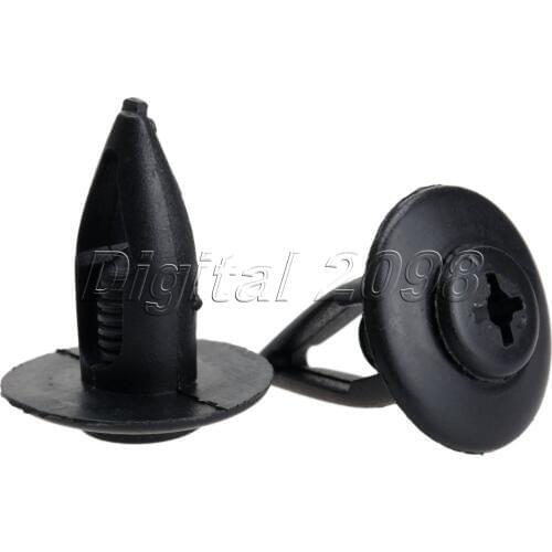 Yetaha 50Ps Fit for 8.5mm Hole Nylon Auto Fastener Rivet Clips for Car Bumper Fender Replace Styling Parts for Mazda Kia Nisson