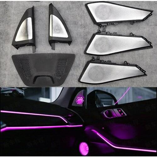 Front Rear Door Tweeter Lighting Trim Audio Speaker Horn LED Cover LED Center Control Panel For BMW G05 X5 G07 X7 X6 Serie