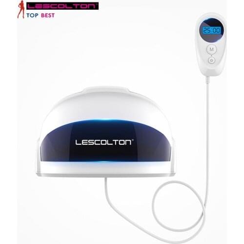 Lescolton Light Therapy Hair Regrowth Helmet Electric Anti-Loss Hair Care Cap Products CE FCC LLLT Therapy Hair Restore Device