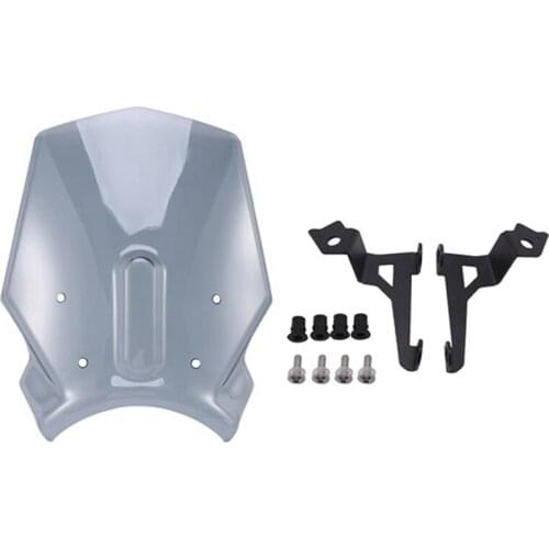 Motorcycle Windscreen Windshield with Holder Bracket for HONDA CB 650 1000 R CB650R 2019-2020 CB1000R 2018-2020