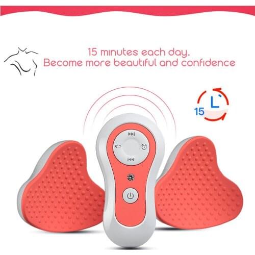 Magnet Breast Enhancer Electric Chest Enlargement Massager Anti-Chest Sagging Device Breast Acupressure Massage Tool for Female