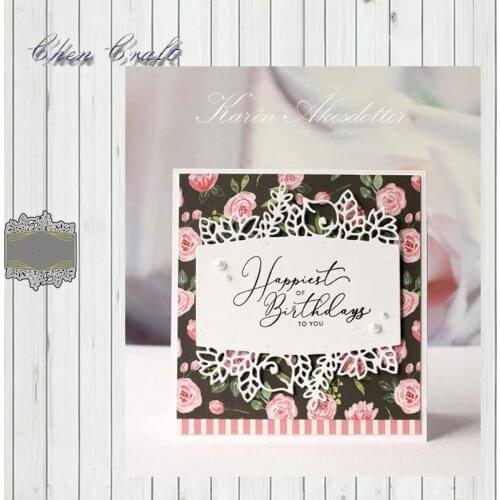 Card pattern metal cutting dies for scrapbooking paper card making 2019 new knife Die Template Craft Dies