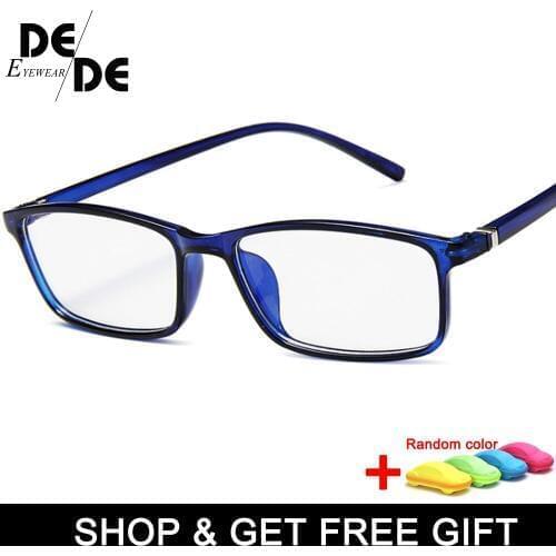 2019 Anti Blue Light Glasses Frame Women Eye Protection Anti Radiation Eyeglasses Men anti blue rays no degree flat glasses 130