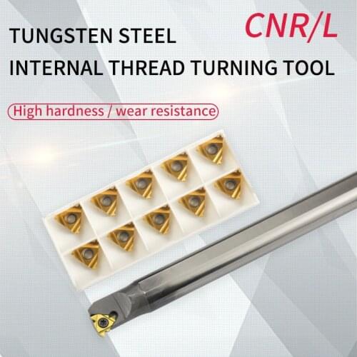 Tungsten steel turning tool CNR0008K11 CNR0016Q16 CNR0025R22 Thread turning tool boring bar carbide insert 11IR/16IR/22IR
