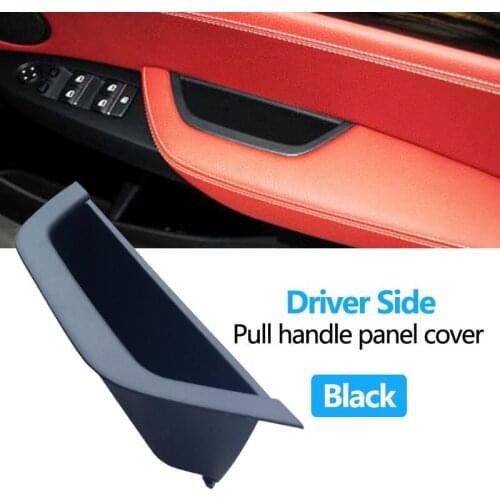 Car Left Right Interior Door Handle Inner Door Panel Handle Pull Trim Cover For BMW X3 X4 F25 F26 2010-2017