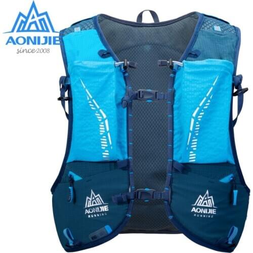 AONIJIE 10L Hydration Pack Waterproof Running Vest Ultralight Backpack Portable Bags For Outdoor Camping Hiking Cycling Marathon
