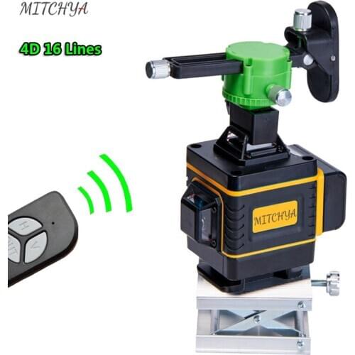 16 Lines 4D Laser level 360 Green Beam Wall and Floor High-Precision Super Powerful Laser level Construction Tools