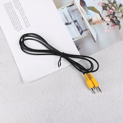 3.5mm 1/8" Mono Male Plug To Single Rca Male Audio Video Cable Adapter Cord 1.5M