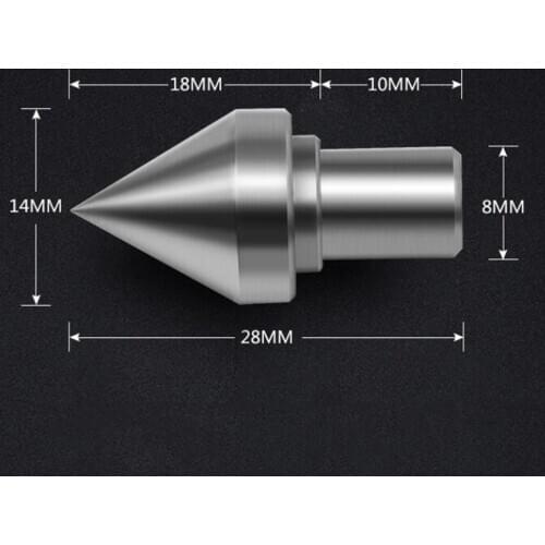 8mm Shank Wood Lathe Heavy Duty Tailstock Live Bearing Center, used in self-made lathes, beads