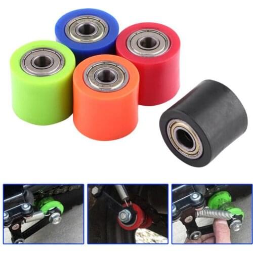 85% Hot Sales!!! 8mm Motorcycle Motorbike ATV Chain Pulley Roller Slider Wheel Guide Tensioner Motorcycle Chain Tensioner