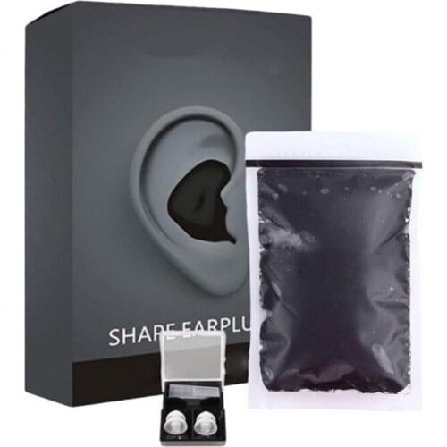 60pcs/ Moldable Shaped Silicone Anti-noise Ear Plugs Noise Reduction Sleeping Protection Soft Anti-snoring Earplugs W3JB