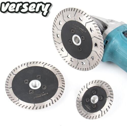 Free Shipping 75/110/125mm Angle Grander M14 Thread Diamond Cutting Disc Grinding Saw Blade For Granite Marble Concrete Tile