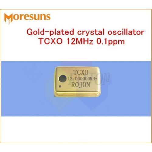 Fast Free Ship 5pcs High precision temperature-compensation crystal oscillator TCXO 12MHz 0.1ppm Gold-plated crystal oscillator
