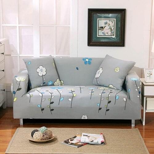 Floral Flowers Stitching Sofa Cover Slipcover Stretch Elastic Spandex/Polyester Chair 1/2/3/4seat L Shape Sofa Protector