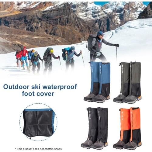 Unisex Waterproof Leg Covers Legging Gaiter Climbing Camping Hiking Ski Boot Travel Shoe Snow Gaiters Legs Protection for Snowsh