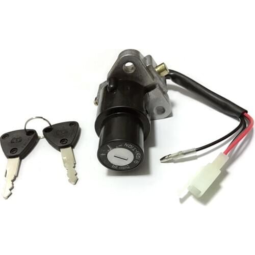 1set Motorcycle Ignition Switch Lock Assembly 3pin 2 Keys Fit for for DT125 R/TZR250/XT350/XT600