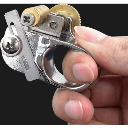 Leather Strap Metal Belt Cutter DIY Cutting Tool With Blades Hand Cutting Leathercraft Tools for Belt Straps End