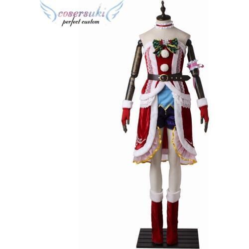 THE IDOL Eve Santaclaus Christmas Cosplay Costumes Stage Performance Clothes ,Perfect Custom for You