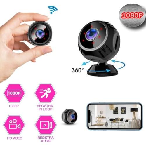 W8 Mini Camera WiFi Wireless Nanny Camcorder Home Security Surveillance Baby Monitor Night Vision Motion Detection Cam