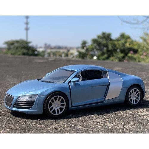 1:32 alloy model car for Audi R8 14cm long