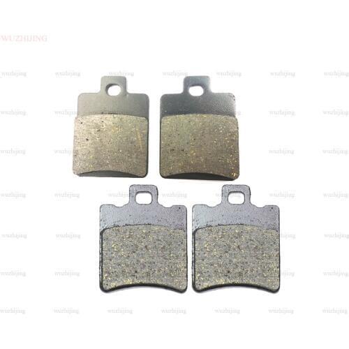 Brake Shoe Pads set fit BENELLI 491 50 SBK (01-04) GILERA Runner SP 50 disc (98-12) Stalker 50 (97-06) Front Rear