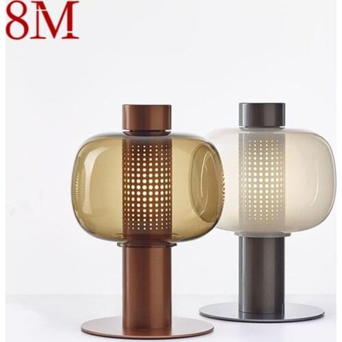 8M Nordic Table Light Contemporary Simple Desk Lamp LED for Home Bed Room Decoration