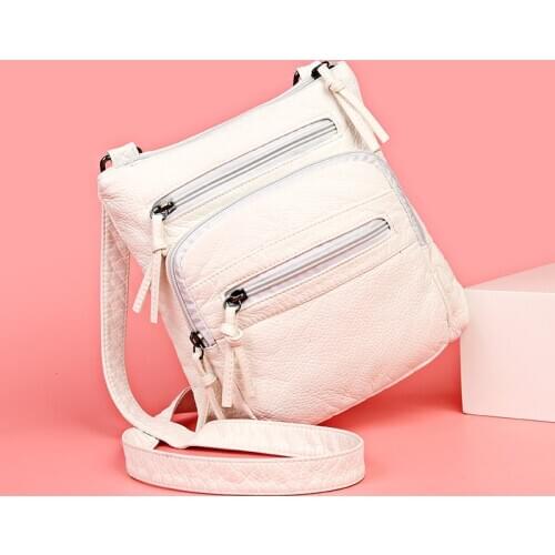 2021 New Purses Flap Coin Purse Multi-Layer Casual Shoulder Bag PU Leather Bag Women Luxury Shoulder Women Bag Crossbody Bags