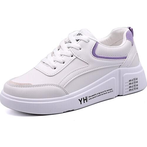 2021 spring and autumn new trend all-match womens shoes are lightweight, comfortable and wear-resistant white sneakers