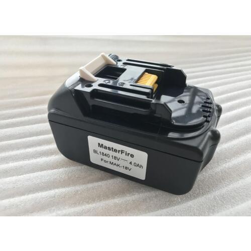 New 4000mAh Emergency Rechargeable Lithium-Ion Replacement Power Tool Battery for Makita 18V BL1830 BL1840 LXT400 194205-3