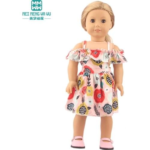 Fashion baby printed swimsuit suit for 43cm toy new born doll Accessories toys for children