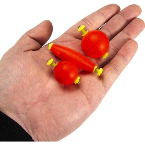 10pcs Oval / Round Fishing Float Bobber Tackle Cigar Peg Float Fishing Bobber Lightweight EVA Type Bobbers Fishing Accessories