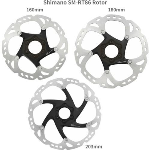 Shimano XT Disc Rotor SM-RT86 6-hole Ice Technology rotor 160mm 180mm 203mm