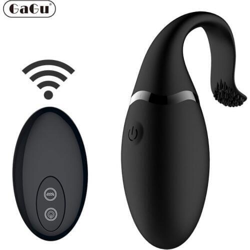 GaGu G Spot Kegal Ball Vibrator Remote Control Silicone Mute 10 Speeds Egg Vibrator Vagina Tight Exercise Sex Toys for Women