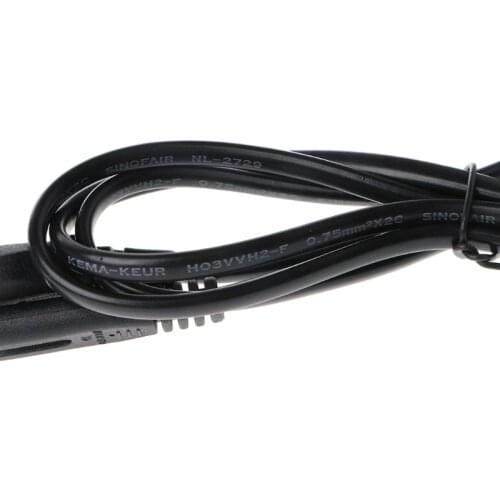1.5m Figure 8 Power Cable Cord Euro EU European 2 Pin AC Plug New