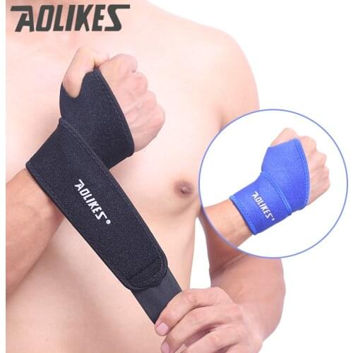 1 Piece Fitness Weight Lifting Wrist Bands Sports Bracer Wrist Support Straps Gym Fitness Hand Wraps Protector Gym Recommended