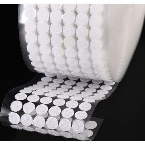 100Pairs Dot Stickers Magic Tape Nylon Hook And Loop Tape Flex Glue On Self Adhesive Boob Tape Wholesale